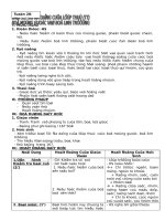 Giáo án tổng hợp sinh học 7 bài 51 