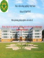 Vai trò của người phụ nữ trong phát triển kinh tế, xã hội và xây dựng nông thôn 