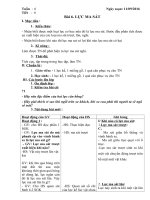 giáo án tổng hợp vật lý 8 tuần 6 