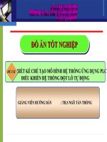 thiết kế chế tạo mô hình hệ thống ứng dụng plc điều khiển hệ thống đột lỗ tự động 