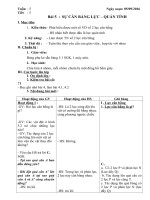 giáo án tổng hợp vật lý 8 tuần 5 