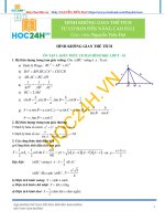 HÌNH KHÔNG GIAN THỂ TÍCH CHO học SINH mất gốc  