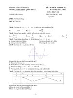 ĐỀ THI TOAN 12 CÓ ĐÁP ÁN