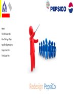 thiết kế lại cấu trúc tổ chức pepsico 