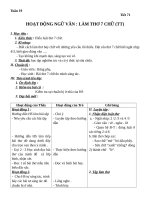 giáo án ngữ văn 8   tuần 19 