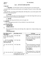 giáo án tổng hợp vật lý 8 tuần 11 