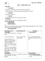 giáo án tổng hợp vật lý 8 tuần 4 