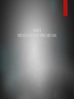 thiết kế và cải tạo hệ thống chiếu sáng 