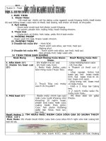 Giáo án tổng hợp sinh học 7 bài 9 