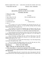 BÀI THU HOẠCH bồi DƯỠNG THƯỜNG XUYÊN MODULE 19, 20, 21, 22 cấp thcs 