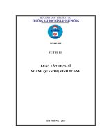 Giải pháp nâng cao chất lượng đào tạo tại trường cao đẳng nghề du lịch và dịch vụ hải phòng   