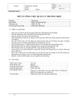 Mô tả công việc giám đốc Marketing