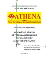 nghiên cứu và xây dựng hệ thống marketing online cho doanh nghiệp family medical practice 