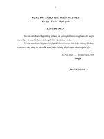 Nghiên cứu một số biện pháp kỹ thuật trồng rừng vối thuốc (schima wallichii choisy) tại sơn la và gia lai 