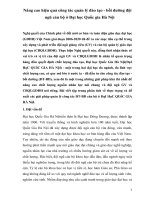 Nâng cao hiệu quả công tác quản lý đào tạo   bồi dưỡng đội ngũ cán bộ ở đại học quốc gia hà nội 