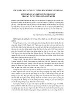 Một số quan điểm trong giáo dục tư tưởng Hồ Chí Minh