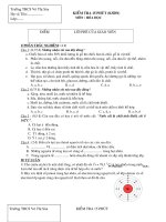 Giáo án tổng hợp   kiểm tra chất lượng đầu năm hóa 8 