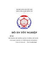 Mô phỏng hệ thống quản lý đồng hồ nước của khu chung cư trên mạng internet 