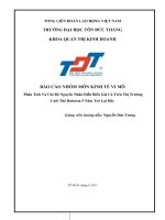 Phân tích và chỉ rõ nguyên nhân diễn biến giá cả trên thị trường café thô robusta 5 năm trở lại đây 