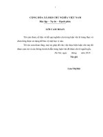 Giái pháp nâng cao chất lượng đào tạo nghề cho lao động nông thôn ở huyện thanh oai, thành phố hà nội 