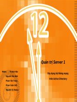 Xây dựng hệ thống mạng trên active directory 