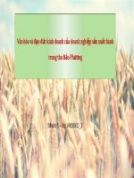 Văn hóa và đạo đức kinh doanh của doanh nghiệp sản xuất bánh trung thu bảo phương 