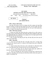 du thao quy dinh lv cua giang vien