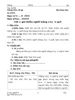 Giáo án tổng hợp học kỳ II 