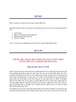 THỰC TRẠNG HOẠT ĐỘNG đào tạo và PHÁT TRIỂN NGUỒN NHÂN lực tại BỆNH VIỆN BẠCH MAI