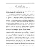 Đề xuất dự án triển khai làm việc theo nhóm tại  chi nhánh vietinbank nguyễn trãi 