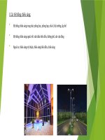 Điều khiển hệ thống chiếu sáng 