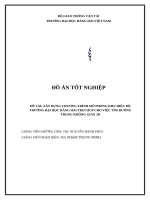 xây dựng chương trình mô phỏng khu hiệu bộ trường ðại học hàng hải trợ giúp cho việc tìm ðường trong không gian 3d 