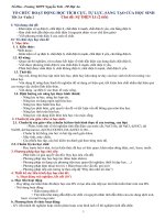 GIÁO ÁN SỰ ĐIỆN LI THEO PHƯƠNG PHÁP MỚI