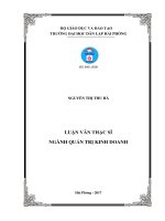Một số biện pháp tăng cường phát triển thương mại điện tử cho doanh nghiệp tại thành phố hải phòng   
