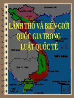 lãnh thổ và biên giới quốc gia trong luật quốc tế 