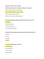 trắc nghiệm và đáp án môn thuế 