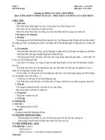 giáo án tổng hợp vật lý 10 tuần 8 