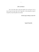 Nghiên cứu đề xuất giải pháp hoàn thiện chính sách quản lý nhà nước đối với hoạt động thương mại hàng hóa trên địa bàn tỉnh sơn la 