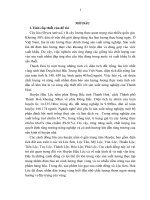 báo cáo tóm tắt luận văn thạc sĩ ngành nông nghiệp