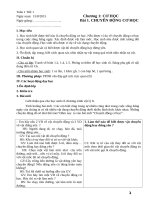 Giáo án vật LÝ 8 HKI 