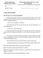 DE THI THU THPT QUOC GIA LAN i 