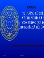 BÀI GIẢNG ĐIỆN TỬ TƯ TƯỞNG HỒ CHÍ MINH  VỀ CHỦ NGHĨA XÃ HỘI VÀ CON ĐƯỜNG QUÁ ĐỘ LÊN CHỦ NGHĨA XÃ HỘI Ở ViỆT NAM