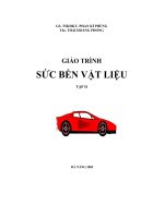 Giáo trình sức bền vật liệu