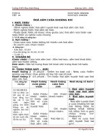 giáo án tổng hợp vật lý 10 tuần 32 