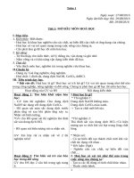 Giáo án tổng hợp hoá học 8 12 