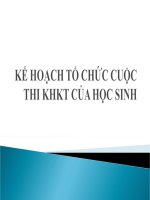 TÀI LIỆU THI KHOA HỌC KĨ THUẬT