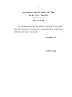 Đánh giá một số tác động chủ yếu của chính sách chi trả dịch vụ môi trường rừng ở huyện tam đường, tỉnh lai châu (giai đoạn 2012   2015) 