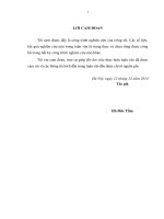 Đặc điểm một số hệ thống canh tác nông lâm nghiệp tại xã võ lao, huyện văn bàn, tỉnh lào cai 