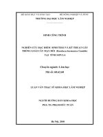 Nghiên cứu đặc điểm sinh thái và kỹ thuật gây trồng loài cây mạy bói (bambusa burmanica gamble) tại tỉnh sơn la 