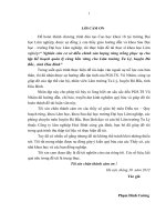 Nghiên cứu cơ sở điều chỉnh sản lượng rừng trồng phục vụ cho lập kế hoạch quản lý rừng bền vững cho lâm trường tu lý, huyện đà bắc, tỉnh hòa bình 